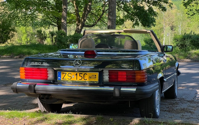 Mercedes-Benz SL cena 109000 przebieg: 249000, rok produkcji 1986 z Szczecin małe 497